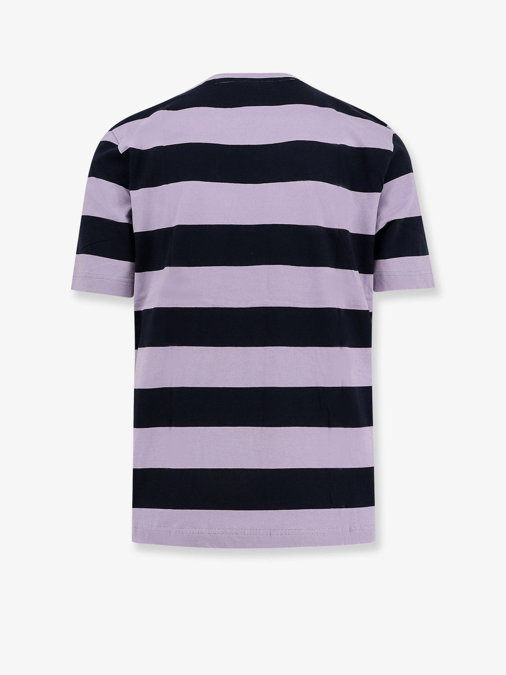Boss Men Striped Cotton T-Shirt