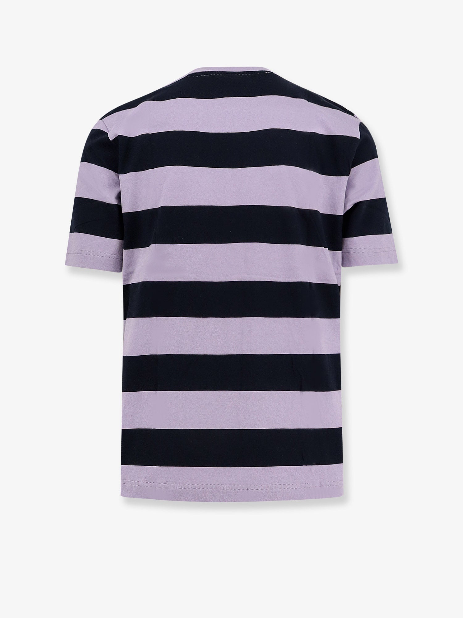 Boss Men Striped Cotton T-Shirt