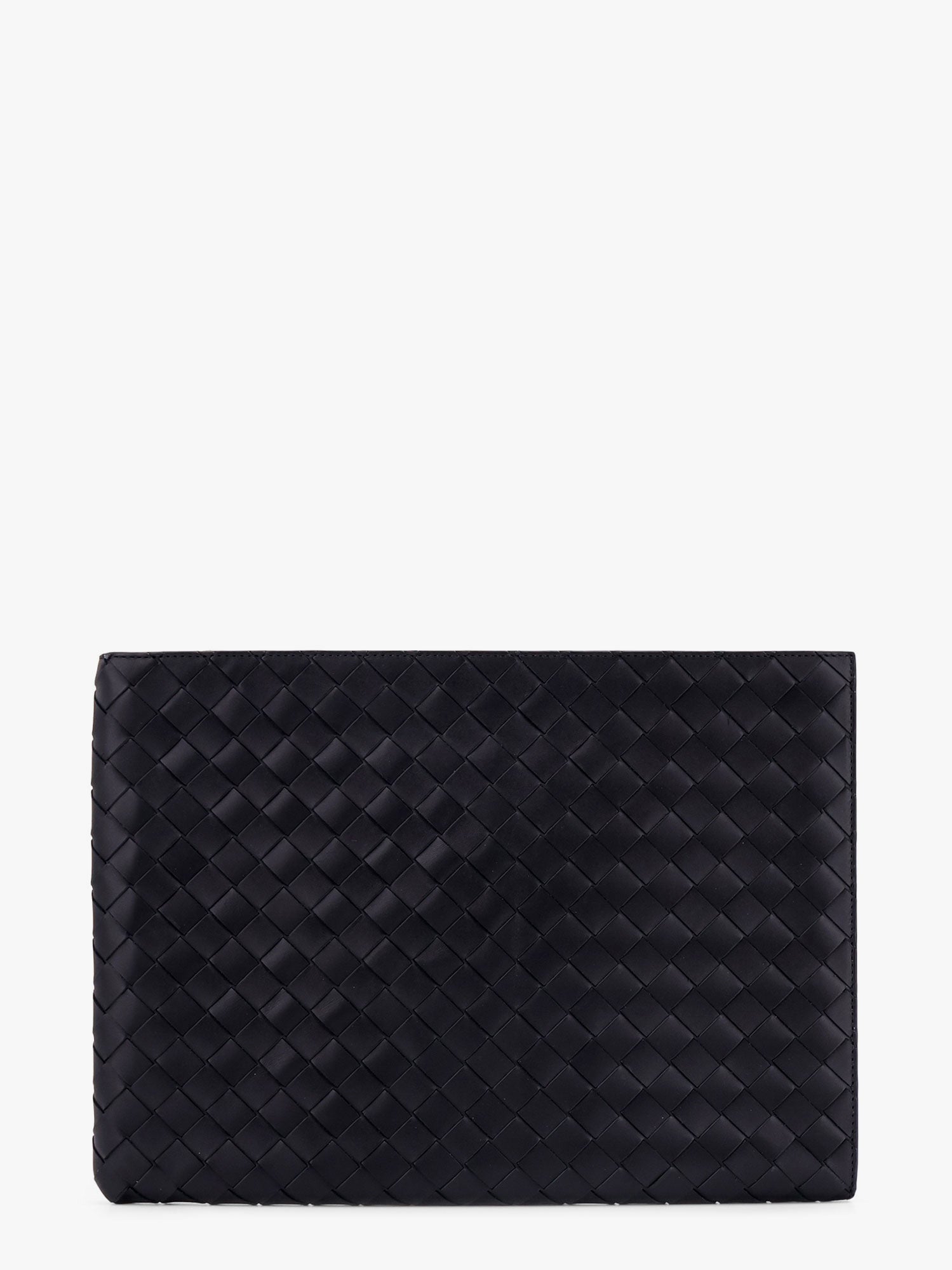 Bottega Veneta Men Woven Leather Pochette
