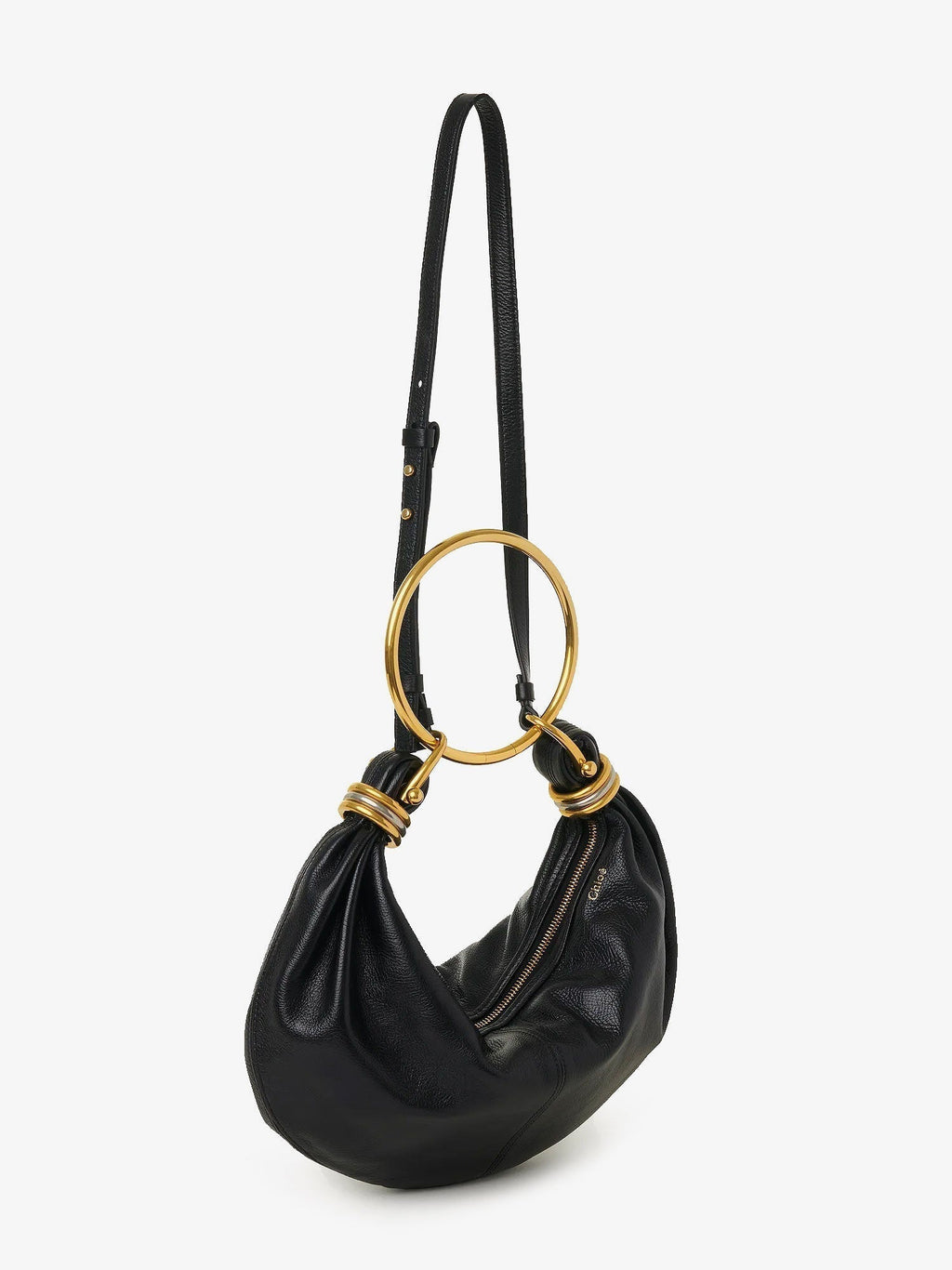 Chloe' Women Bracelet Hobo Leather Bag