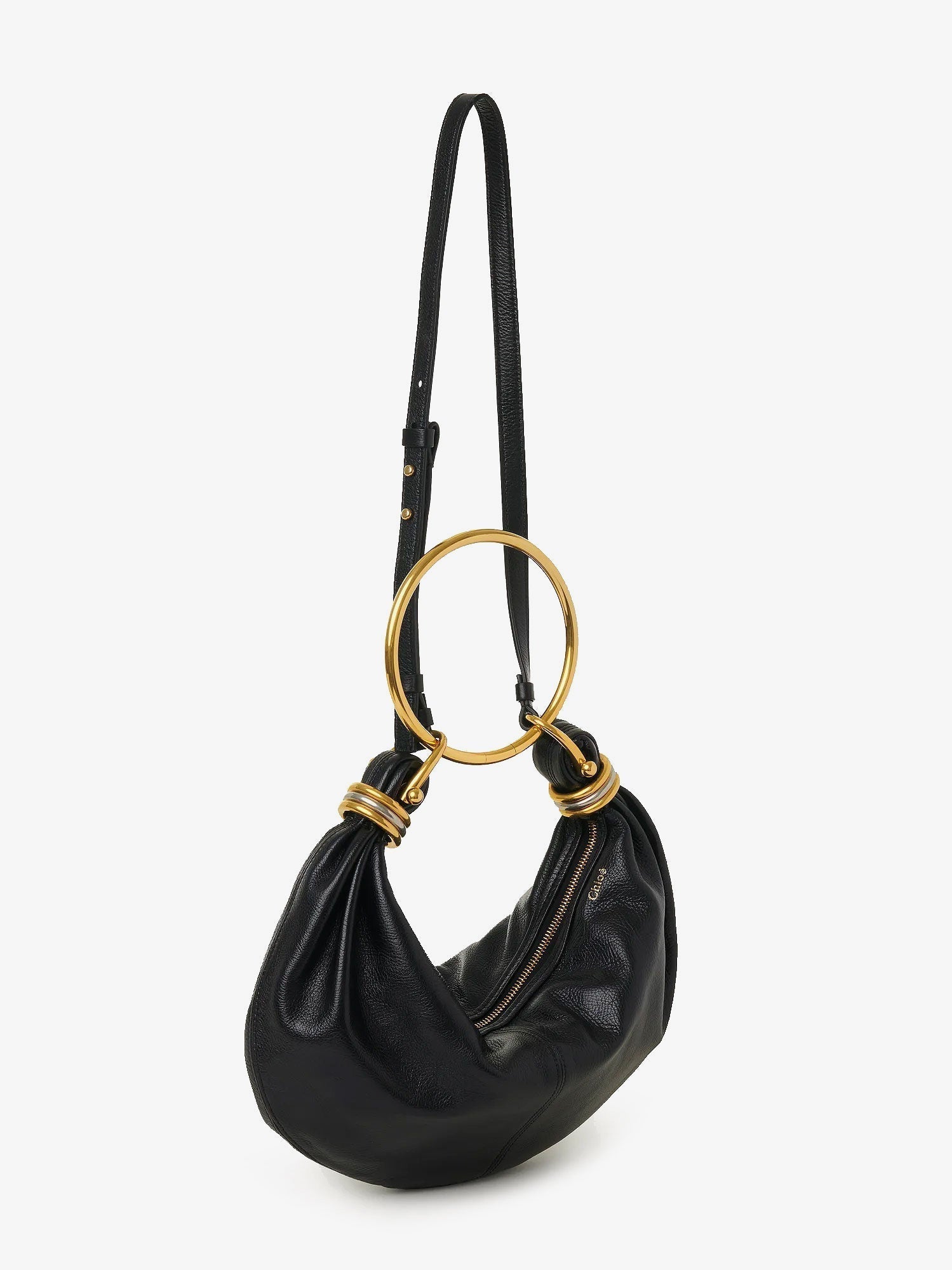 Chloe' Women Bracelet Hobo Leather Bag