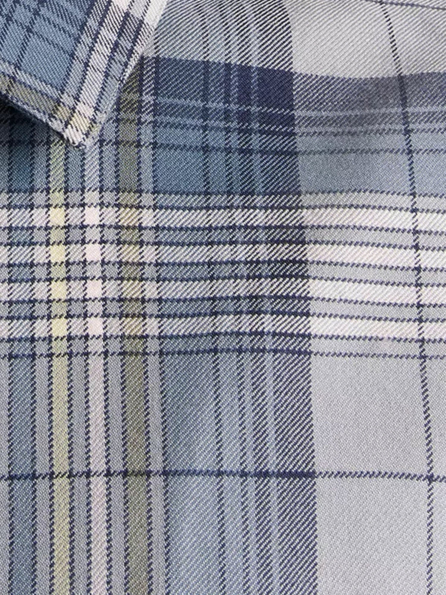 Dior Men Camcia Madras Con Chiusura Zip