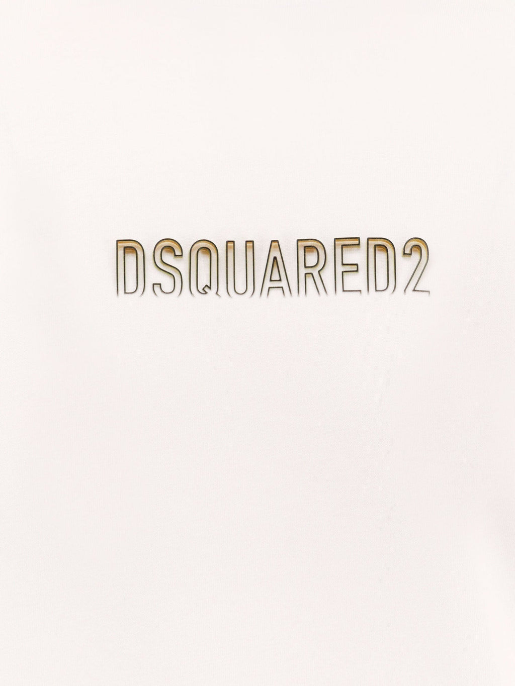Dsquared2 Men Cotton T-Shirt With Frontal Embossed Logo