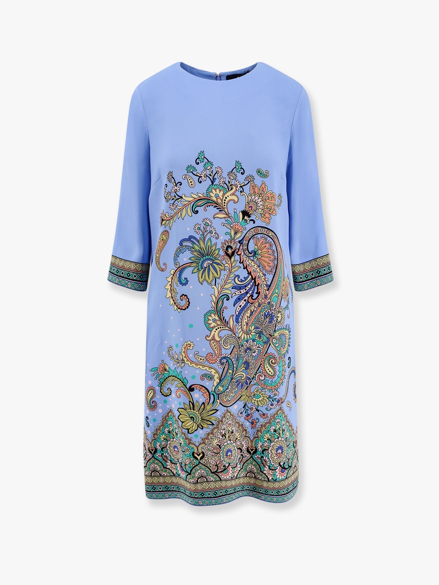 Etro Women Stretch Viscose Dress With Iconic Print
