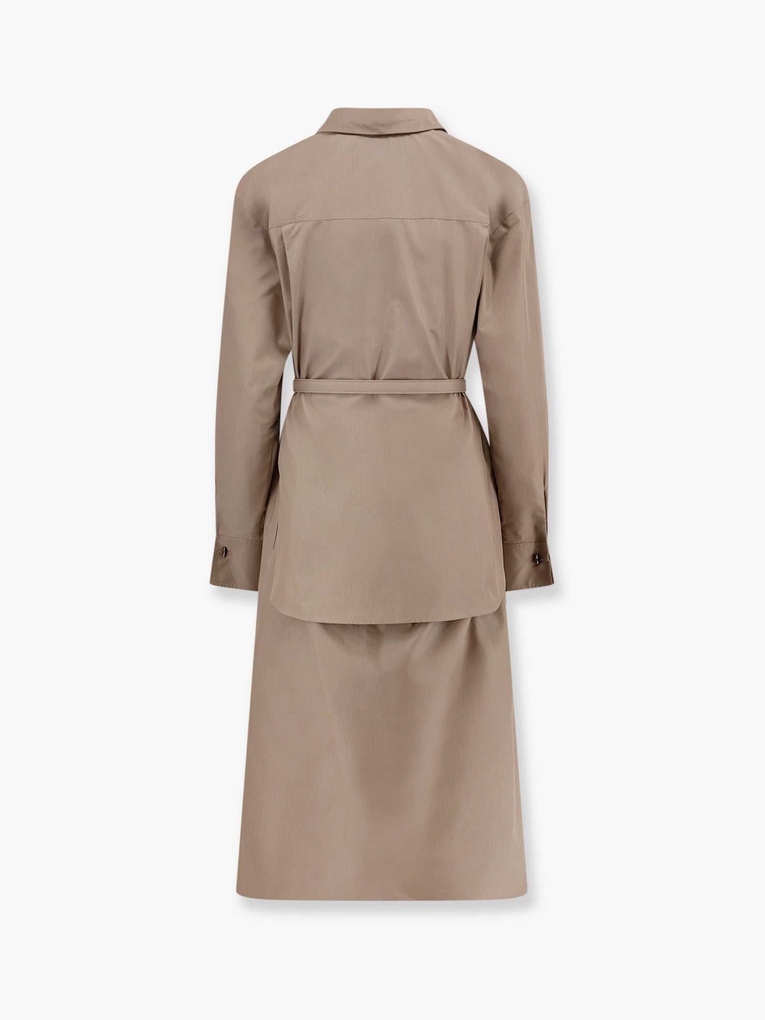 Fendi Women Cotton And Silk Chemisiere Dress