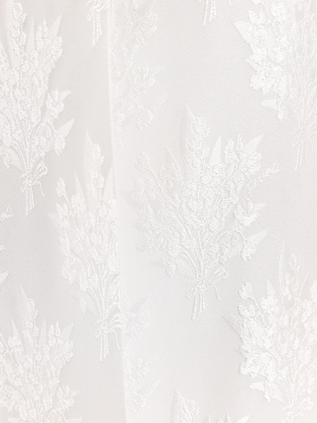 Fendi Women Jacquard Silk Trouser With Floral Motif