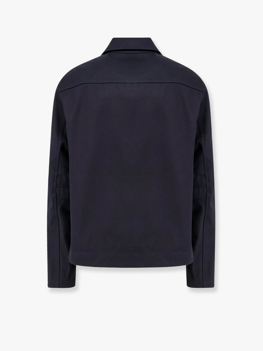 Gucci Men Cotton Gabardine Jacket With Embossed Logo