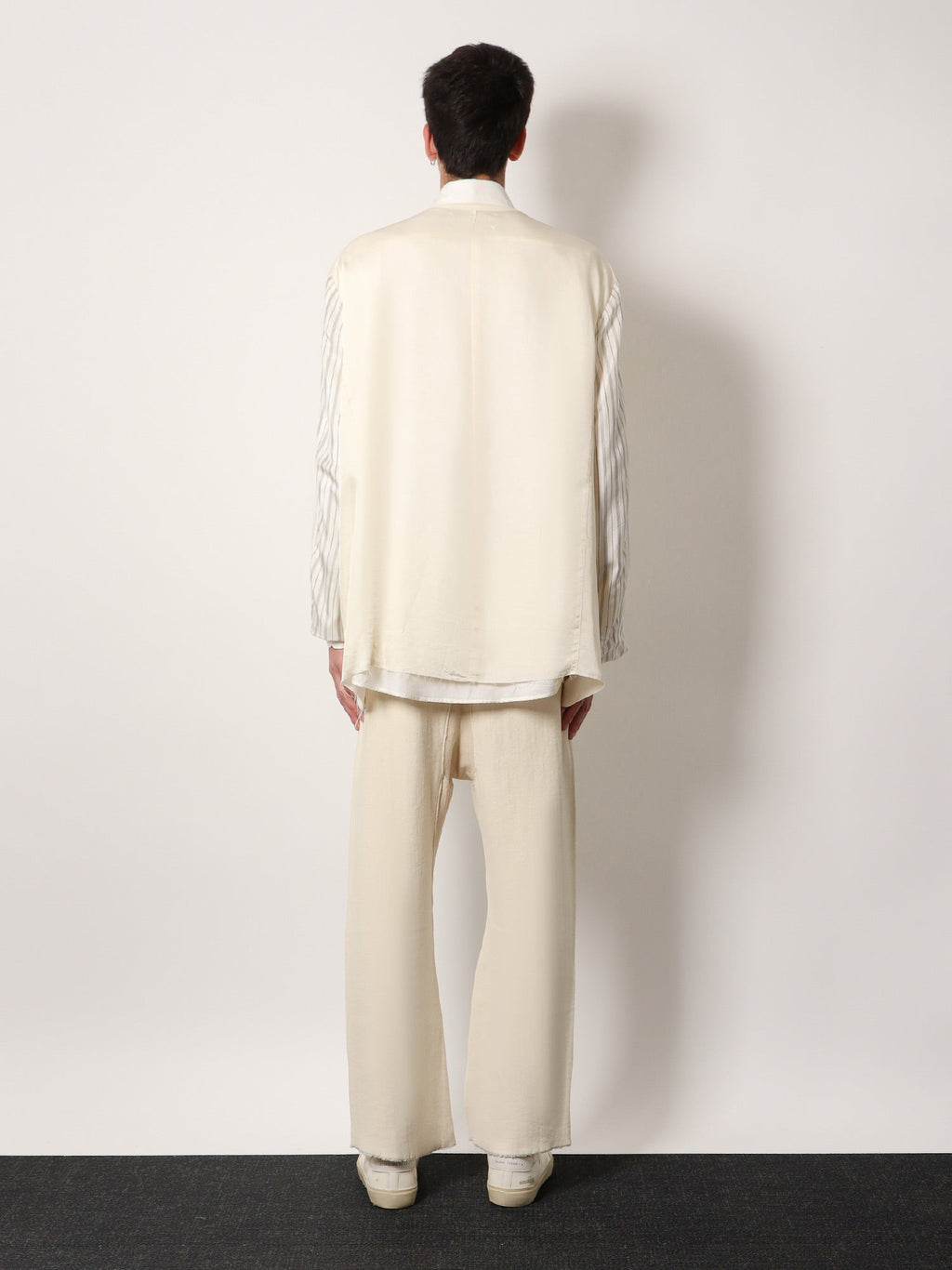 Maison Margiela Men Anonymity Of The Lining Reversible Wool Blend Blazer