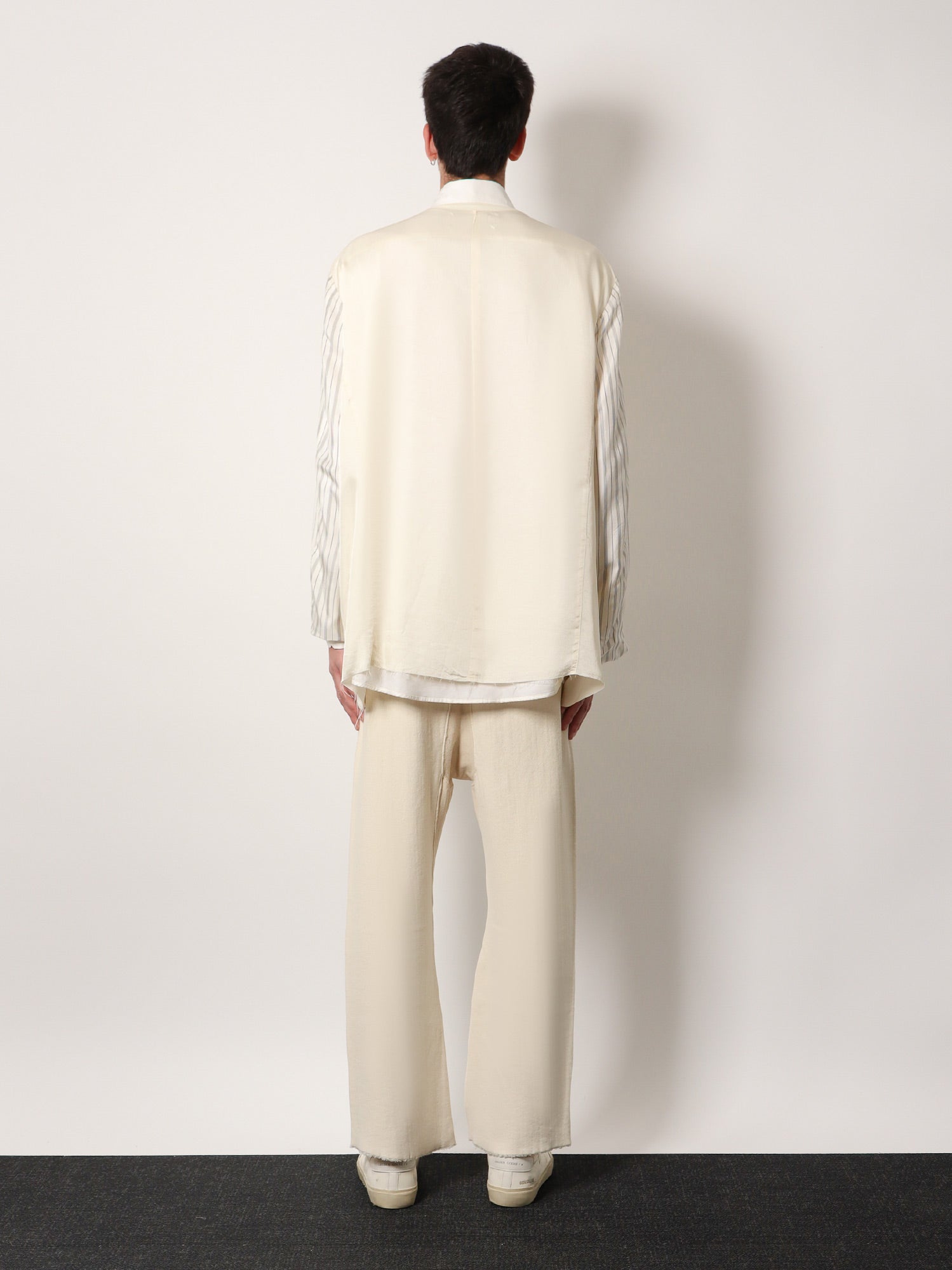 Maison Margiela Men Anonymity Of The Lining Reversible Wool Blend Blazer
