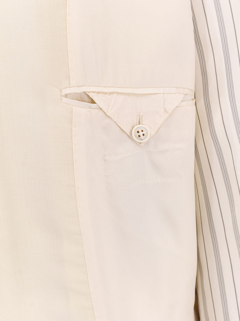 Maison Margiela Men Anonymity Of The Lining Reversible Wool Blend Blazer