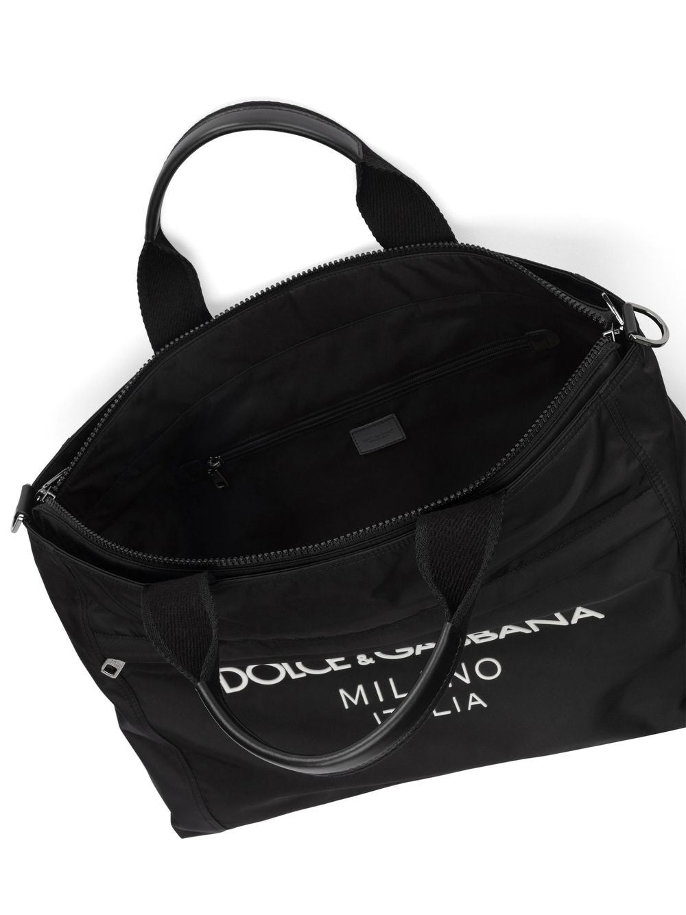 Dolce & Gabbana Men Logo-Lettering Nylon Holdall