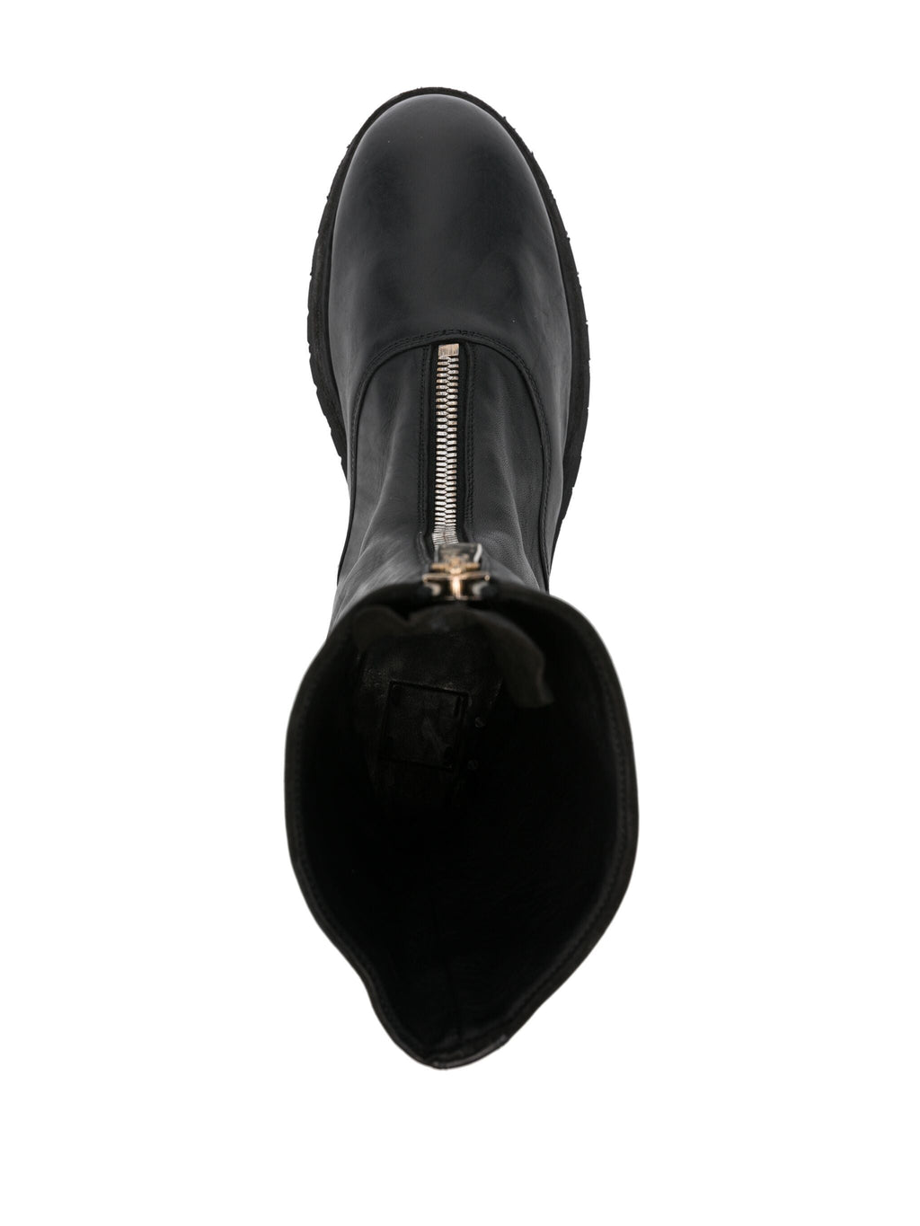 Guidi Men Front Zip Army Boots