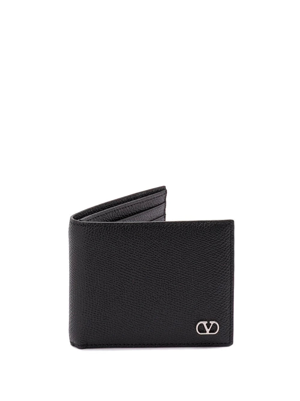 Valentino Garavani Men `Vlogo Signature` Leather Billfold Wallet