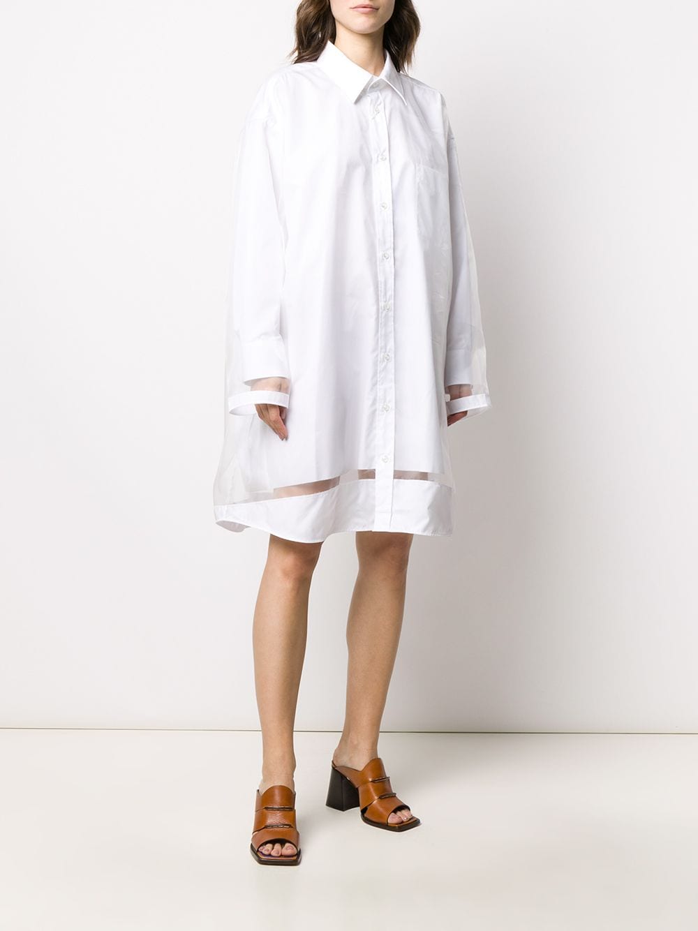Maison Margiela Women Popeline Cotton Dress