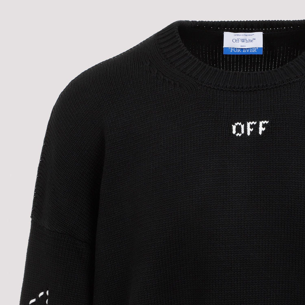Off White Stitch Arrow Diags Pullover Men