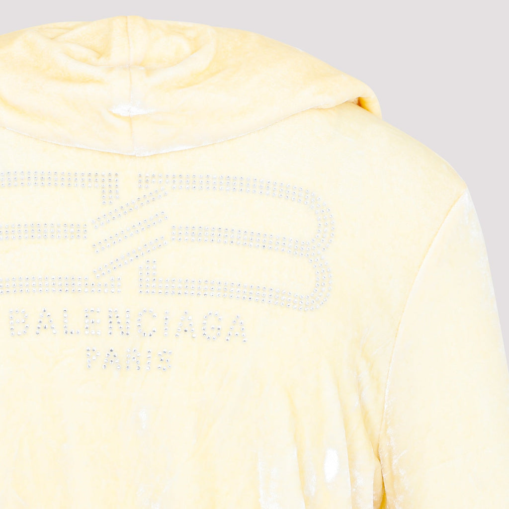 Balenciaga Fitted Zip-Up Hoodie Women