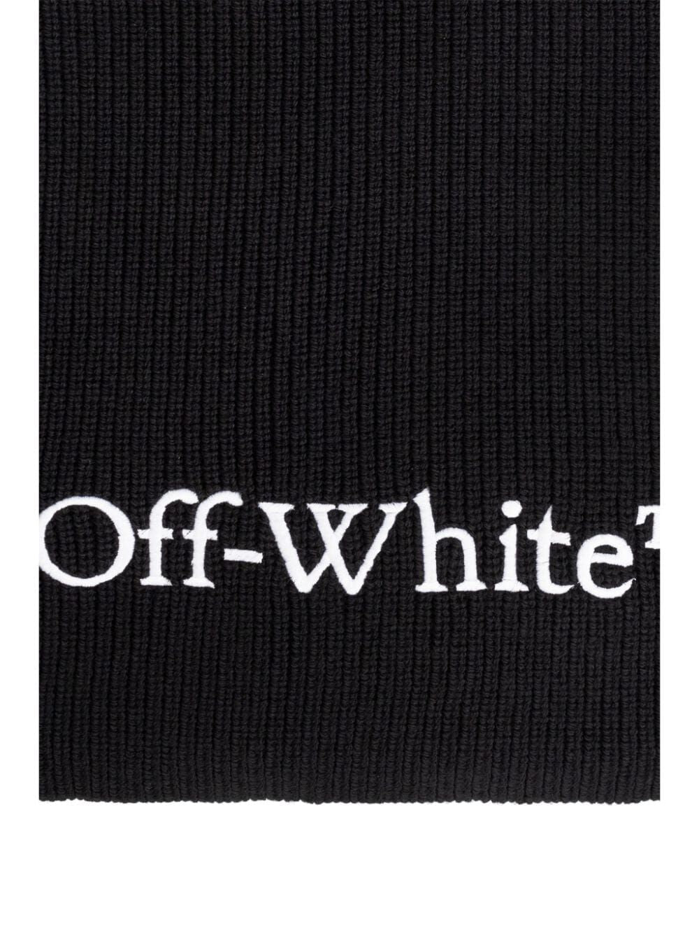 Off White Men Wo Logo Bksh Knit Scarf