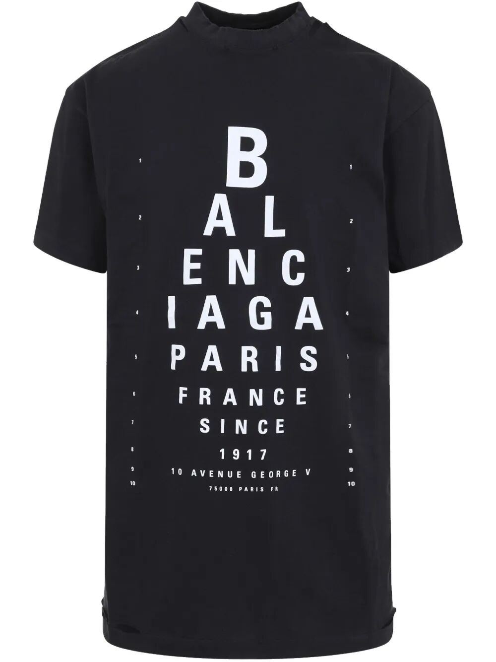 Balenciaga Women Optical Artwork Oversized T-Shirt