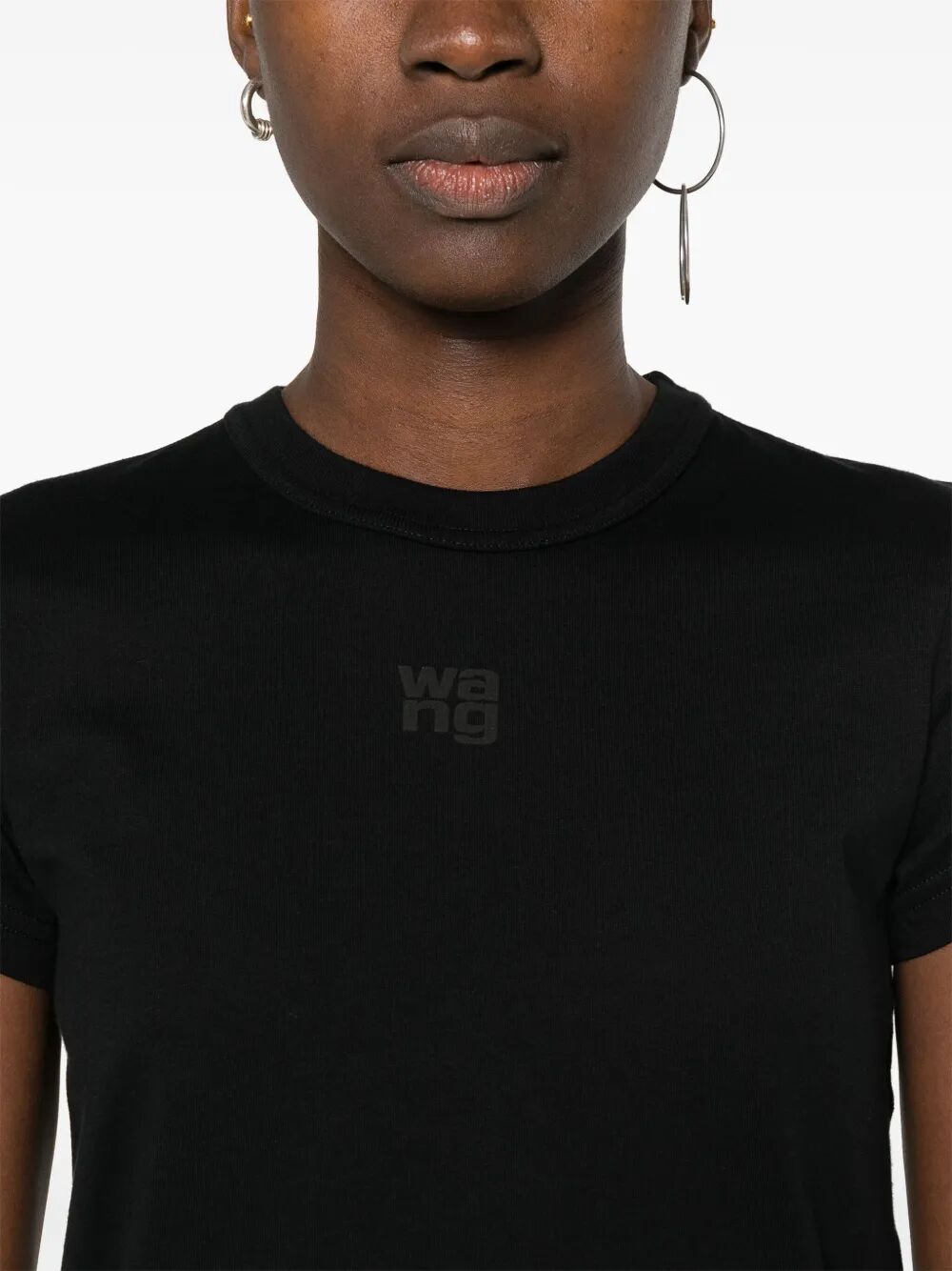 Alexander Wang Women Essential Jsy Shrunken Tee W/Puff Logo