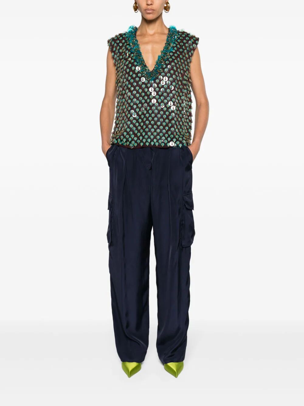 Dries Van Noten Women 01370 Polkar 8374 Pants