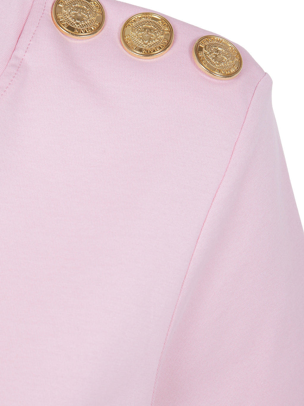 Balmain Women 3 Buttons Balmain Printed T-Shirt