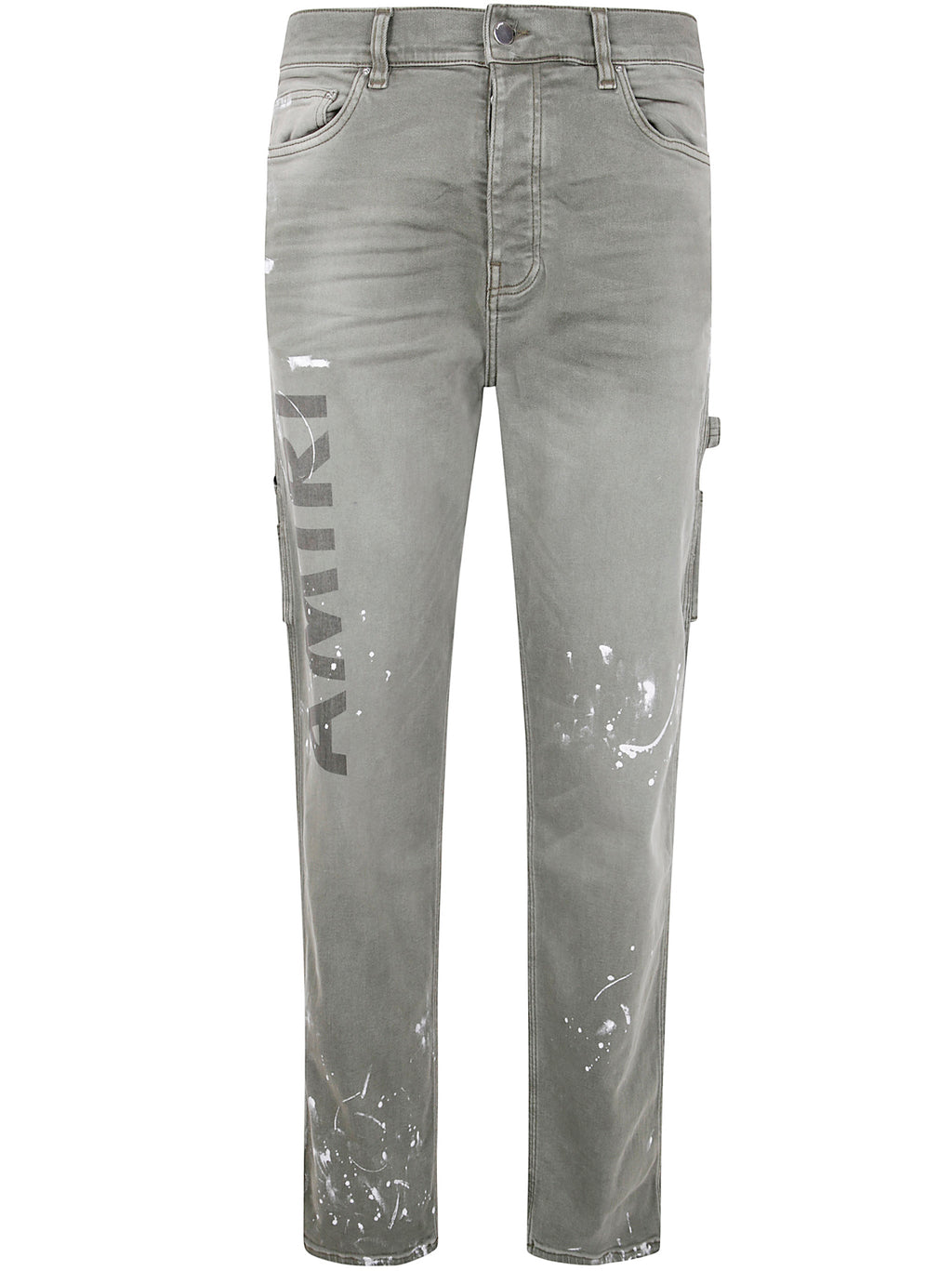 Amiri Men "Amiri Stencil" Slim Jeans