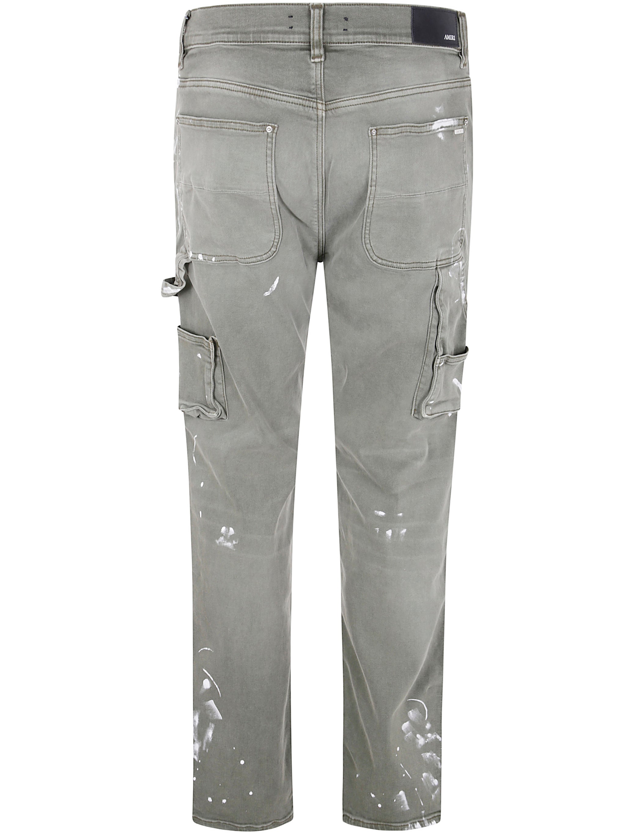Amiri Men "Amiri Stencil" Slim Jeans