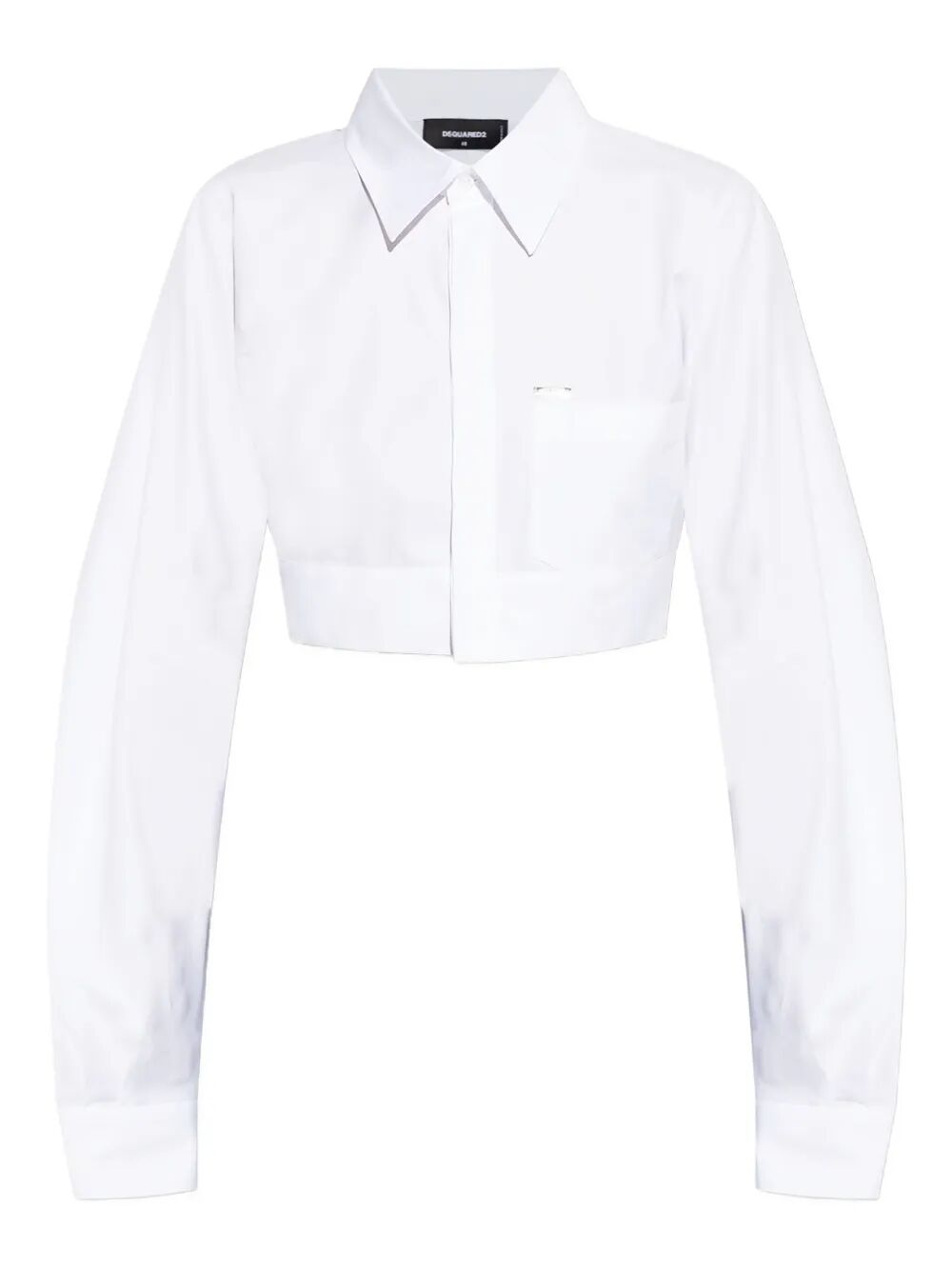 Dsquared2 Women Rounded Cropped Shirt