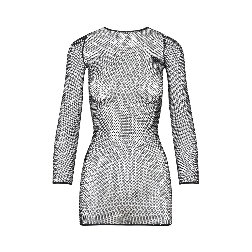 Balenciaga Crystal Mesh Mini Top Women