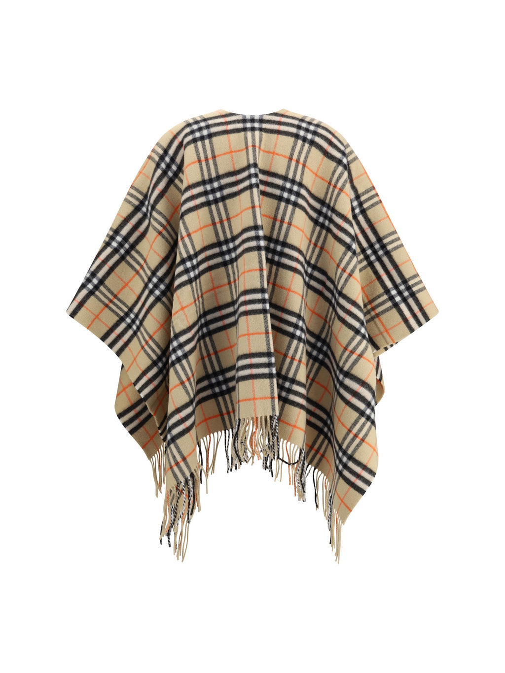 Burberry Women Archivio Check Cashmere Cape