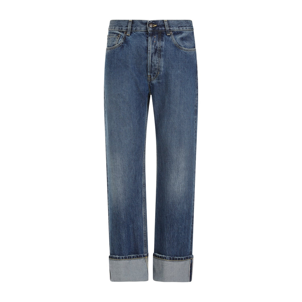 Alexander Mcqueen Turn Up Jeans Men
