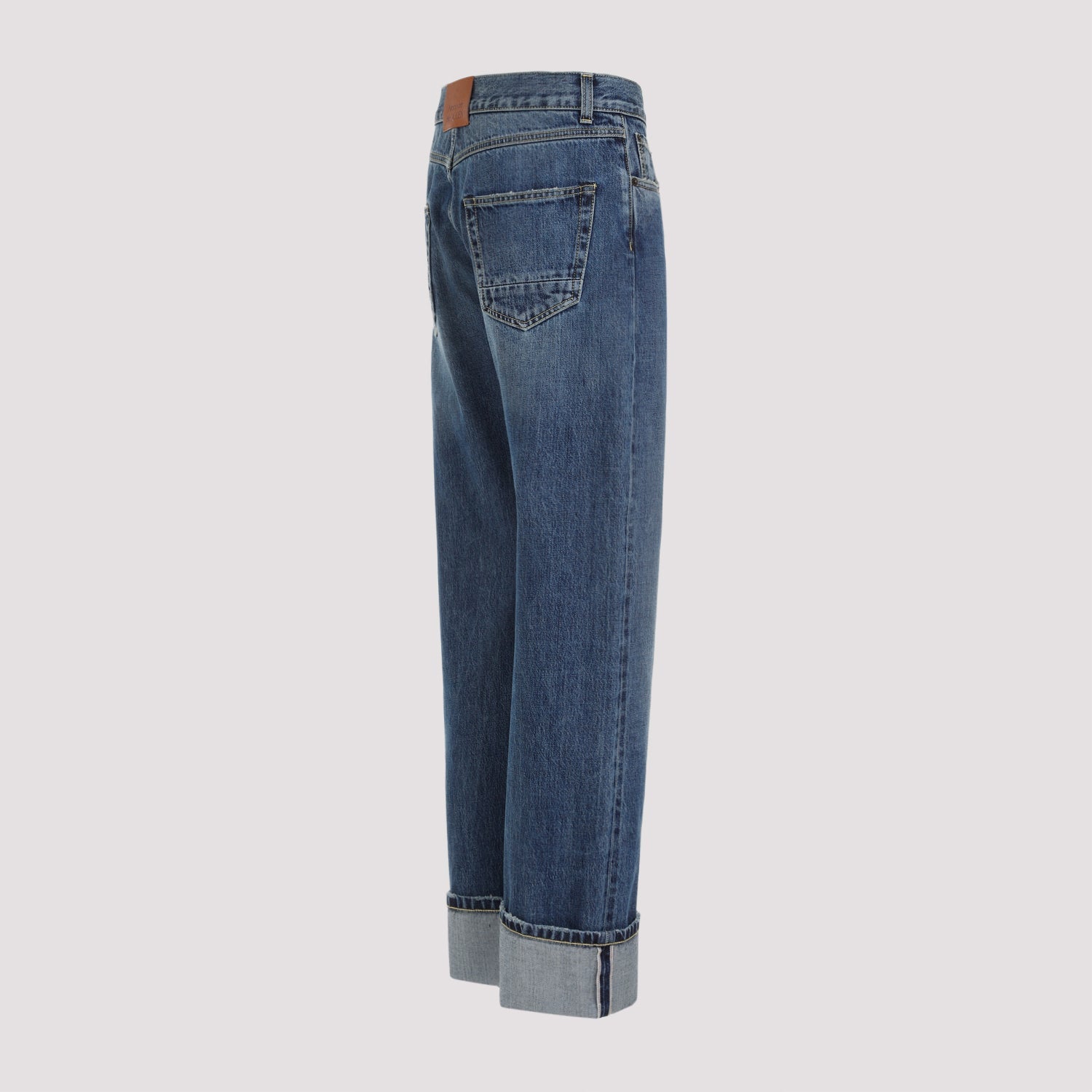 Alexander Mcqueen Turn Up Jeans Men