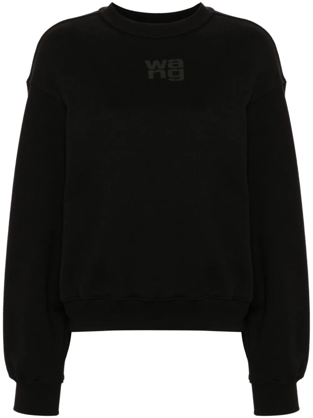 Alexander Wang Women Essential Terry Crew Neck Cotton Sweatshirt