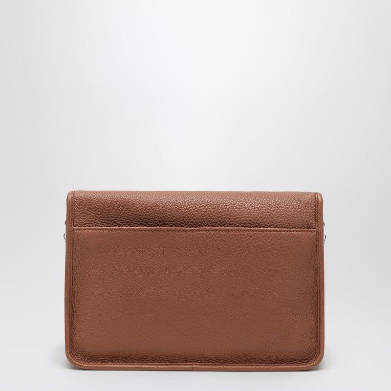 Prada Cognac-Coloured Leather Shoulder Bag Men