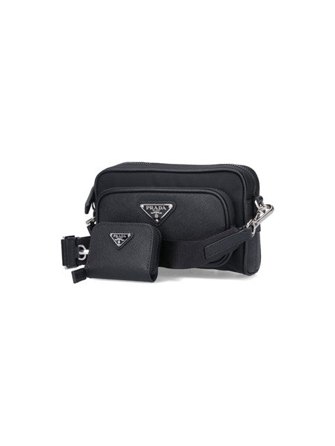 Prada Men Logo Shoulder Bag