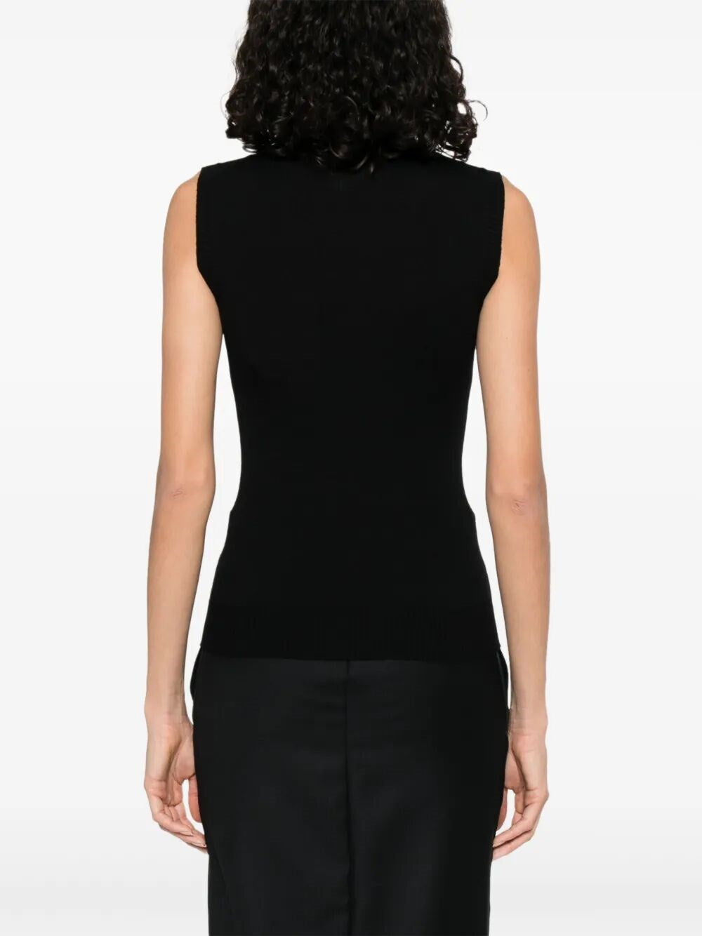 Sportmax Women Sleeveless Turtle-Neck Sweater