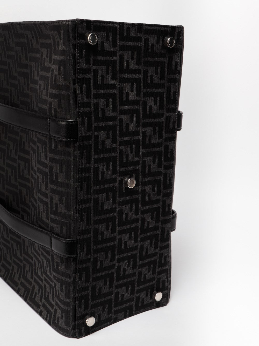 Fendi Men `Ff` Jacquard Shopper