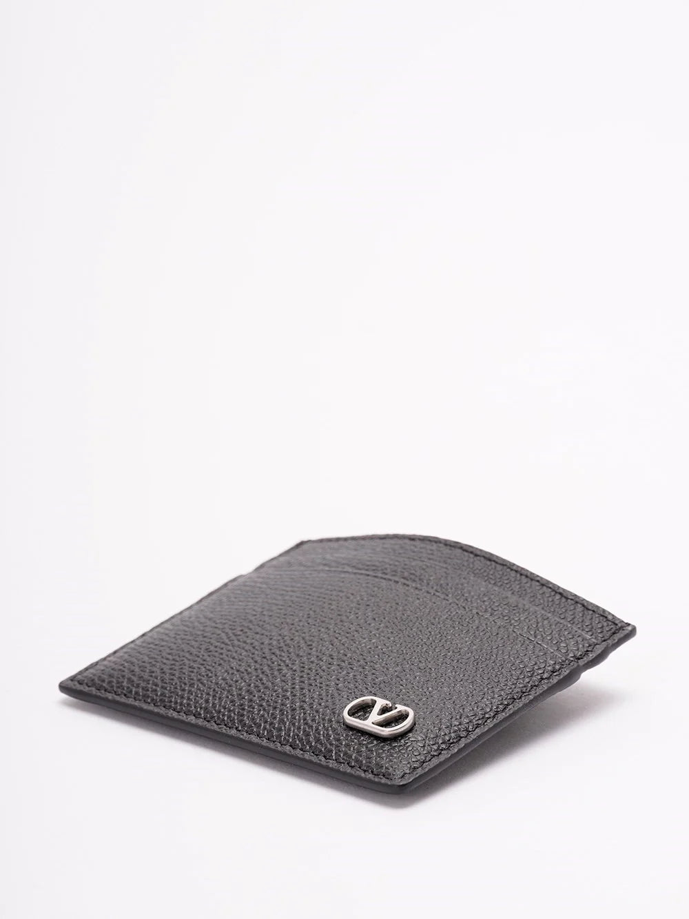 Valentino Garavani Men `Vlogo Signature` Leather Card Holder
