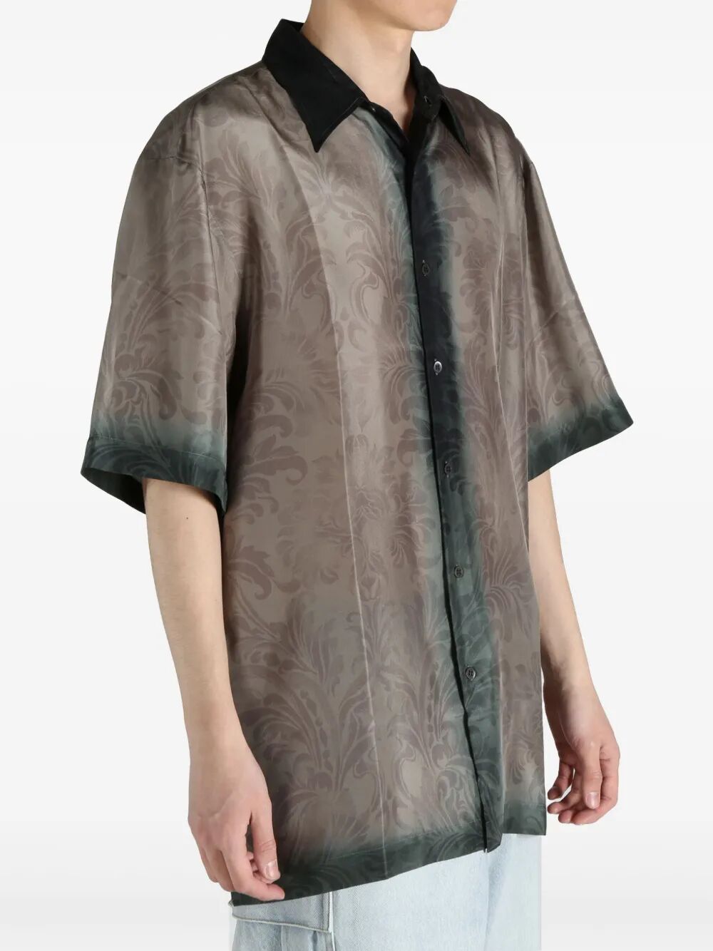 Dries Van Noten Men Short Sleeves Cassidye Shirt