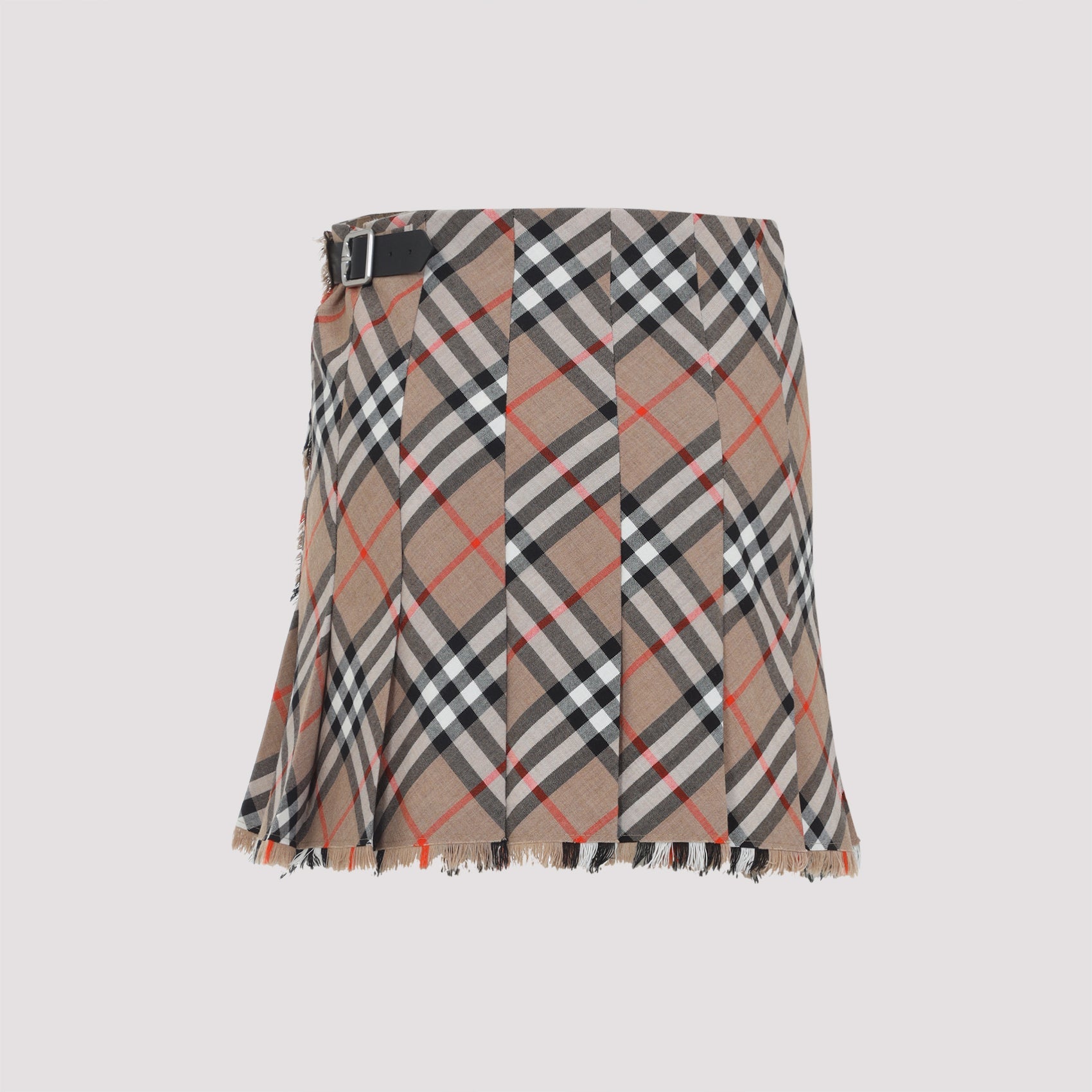 Burberry Check Midi Skirt Women