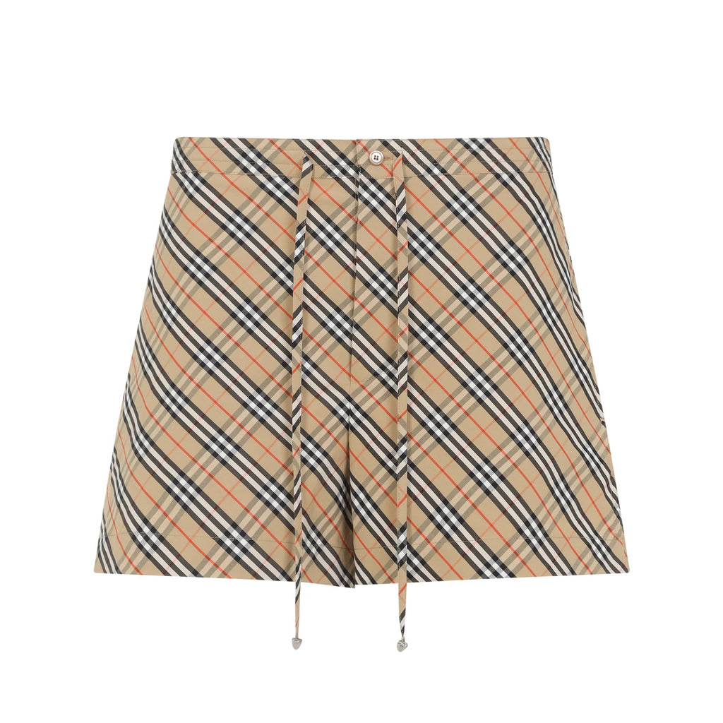 Burberry Check Shorts Women