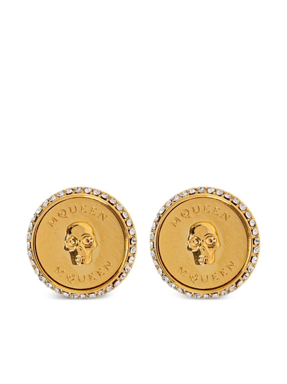 Alexander Mcqueen Women Sovereign Skull Earrings