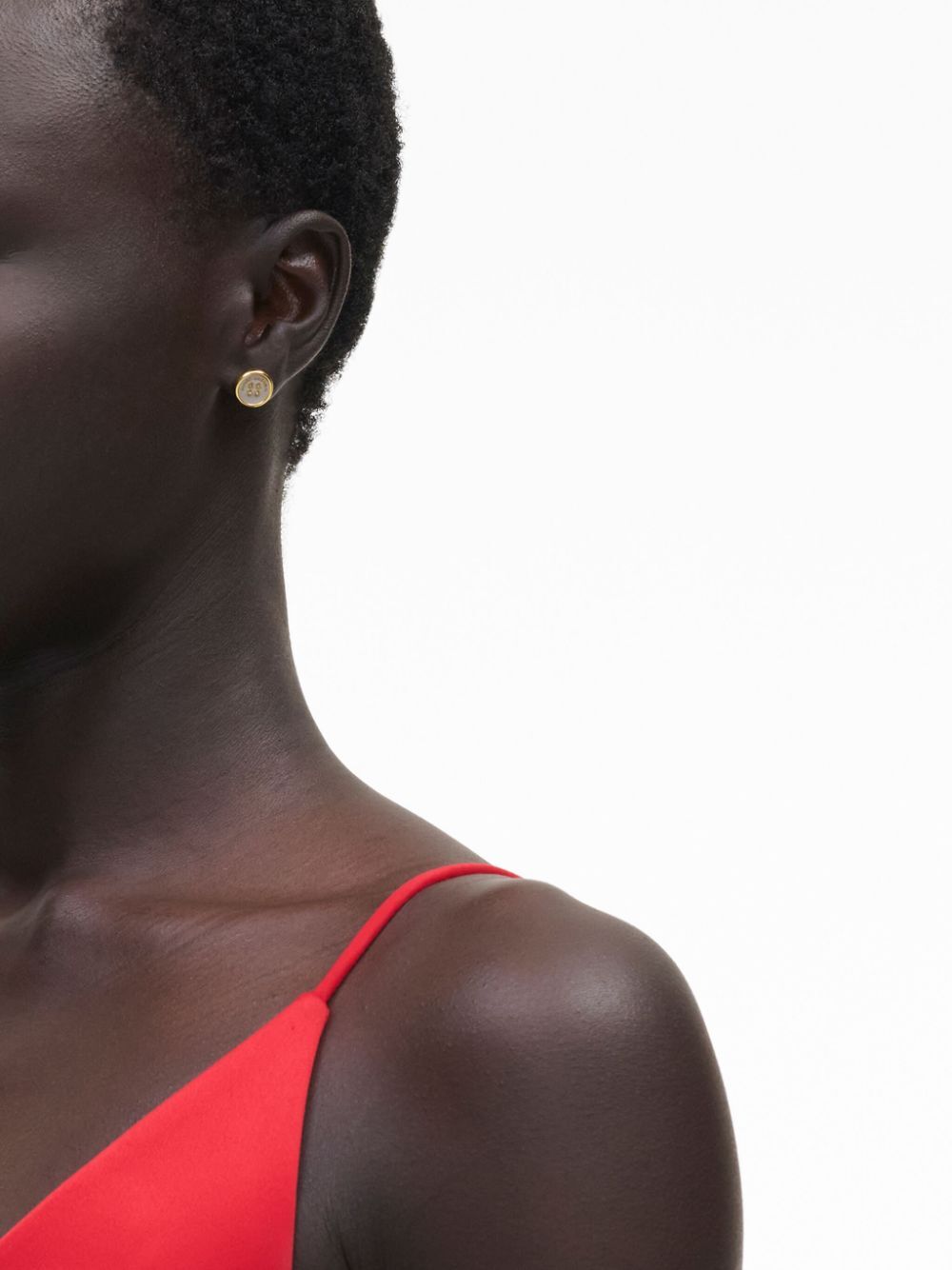 Marc Jacobs Women The Button Stud Earrings