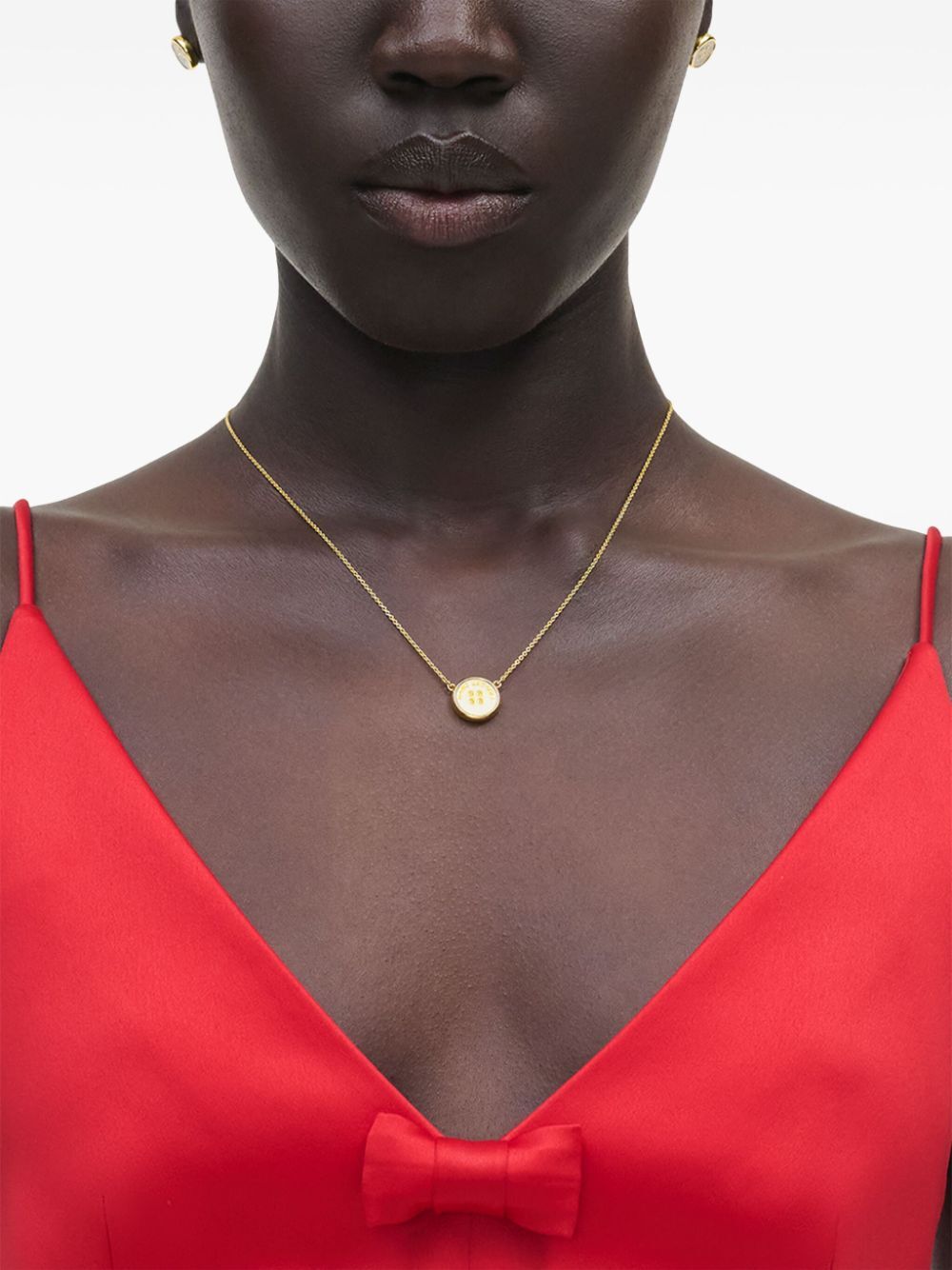 Marc Jacobs Women The Button Pendant Necklace