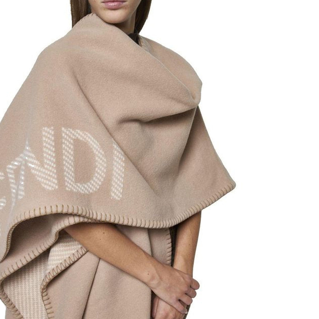 Fendi Wool And Cashmere Poncho Women