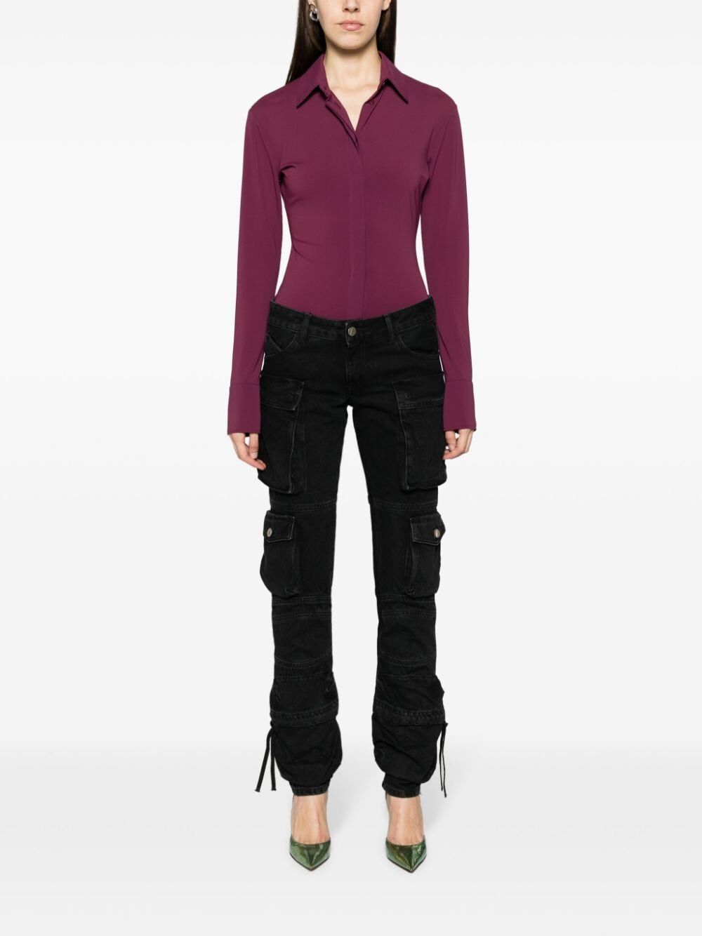 The Attico Women Essie Long Trousers