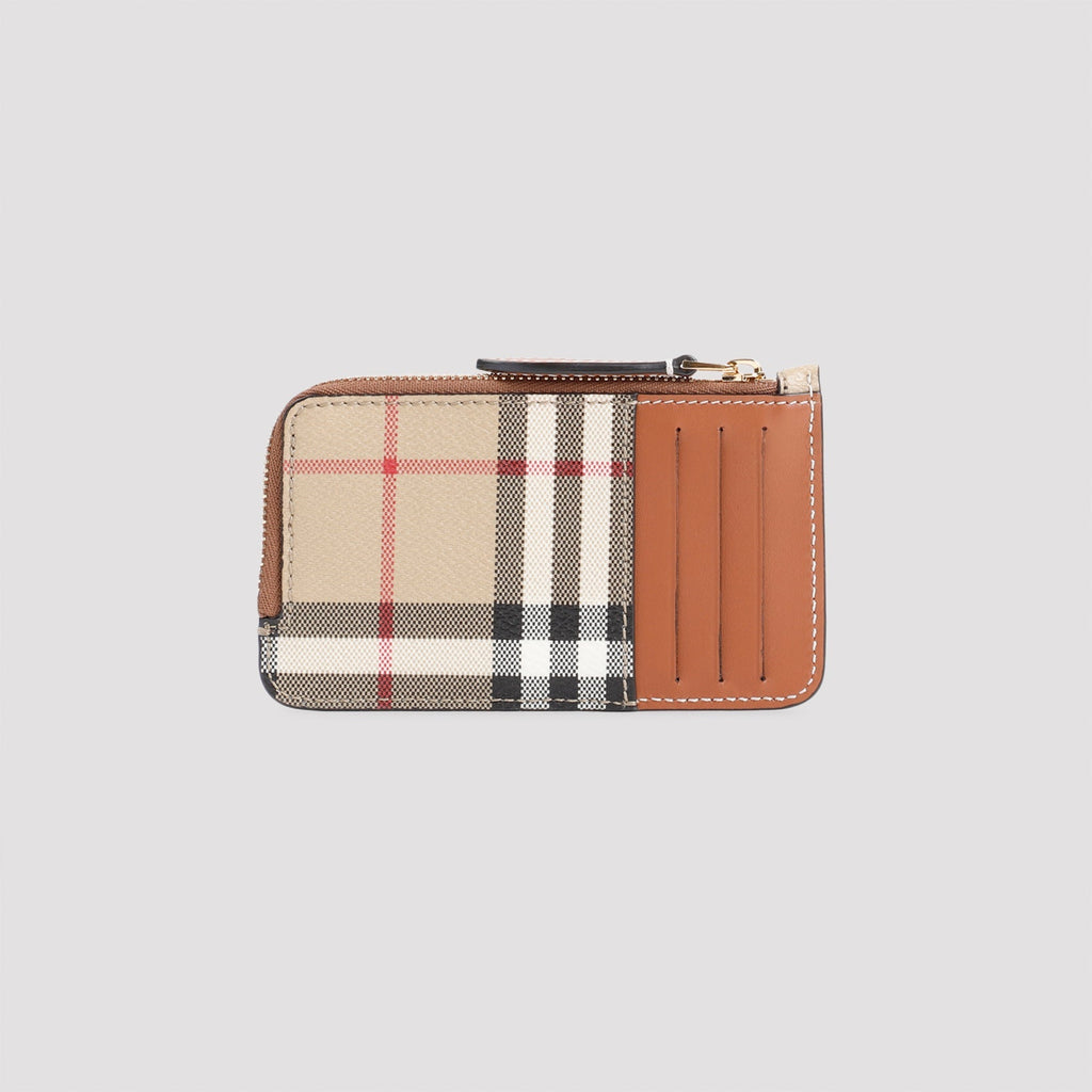 Burberry Somerset Zipper Card Case Women