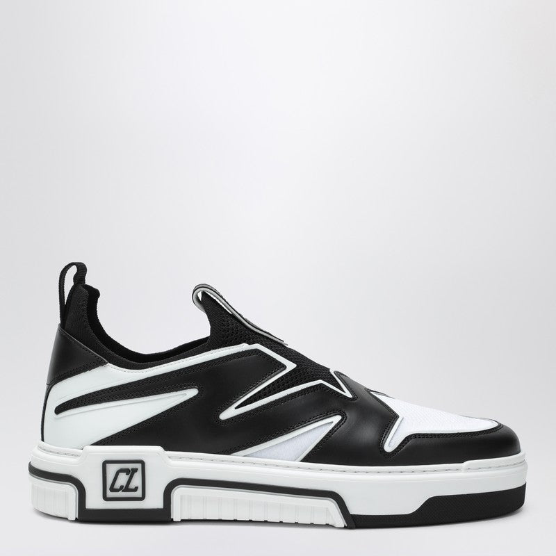 Christian Louboutin Astroflash Black Leather And Textile Sneakers Men