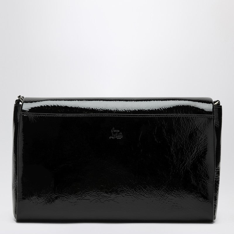 Christian Louboutin Loubi54 Black Patent Leather Clutch Bag Women