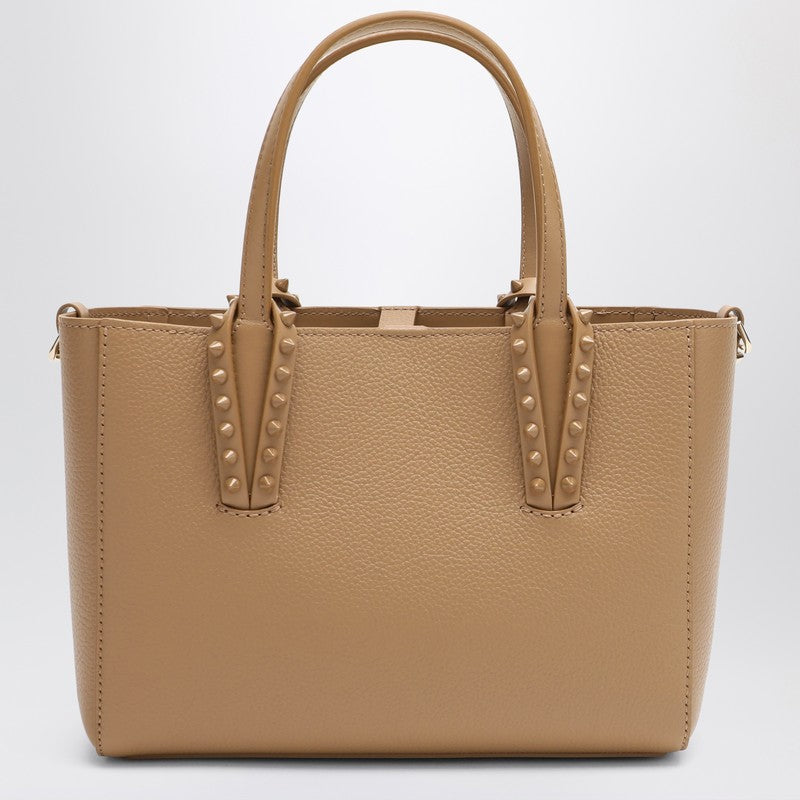 Christian Louboutin Beige Leather Cabata Mini Tote Bag Women